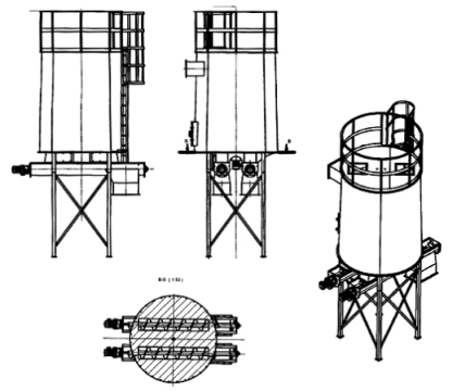silos materiału